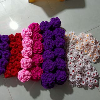 Hoa len tổng hợp handmade