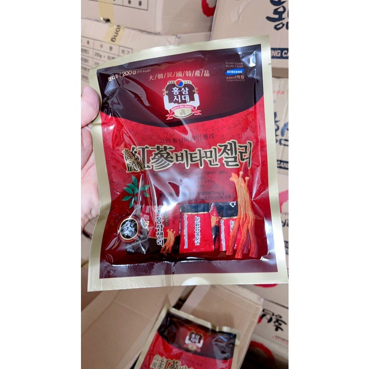 Kẹo Sâm Dẻo Mềm Hàn Quốc 200gram