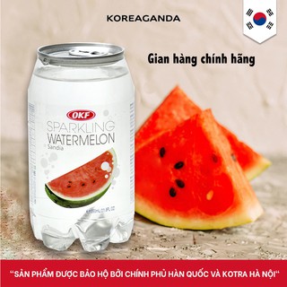 Nước ngọt có ga SPARKLING vị dưa hấu 350ml - OKF