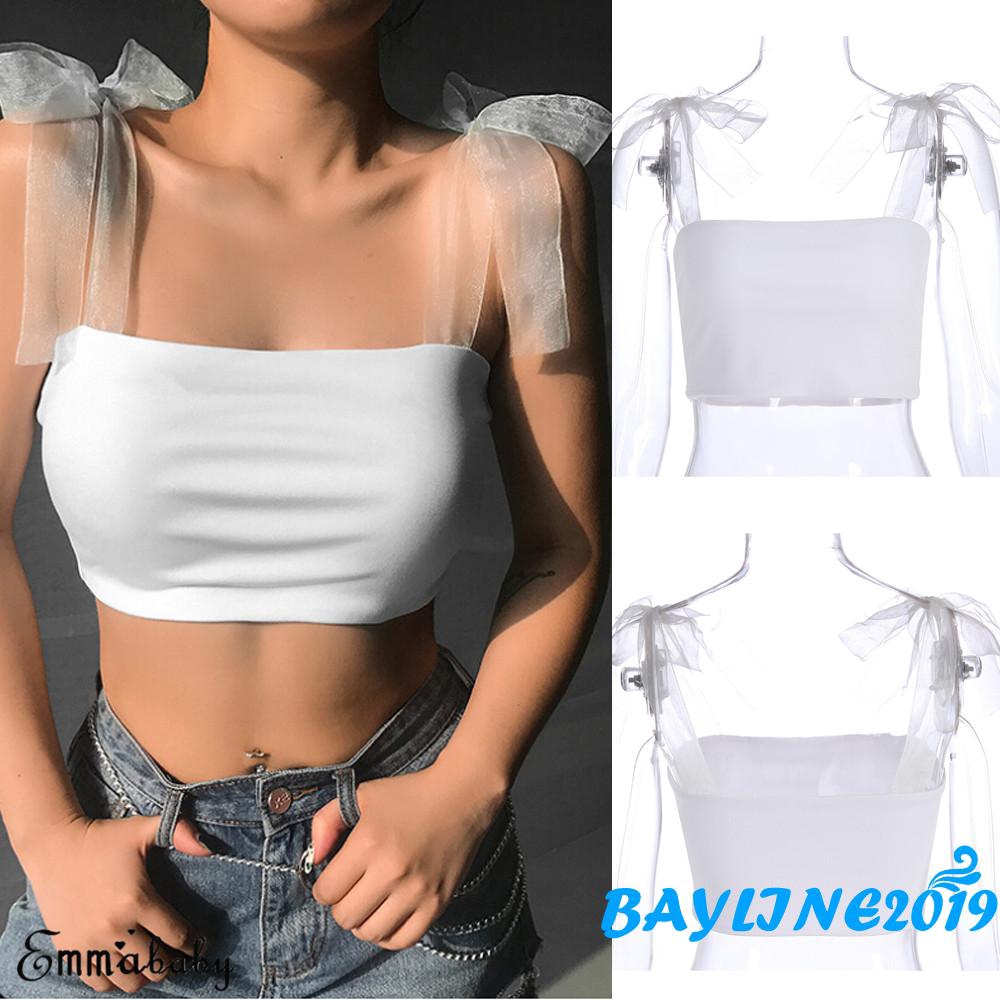 Áo lửng hai dây gợi cảm cho nữ