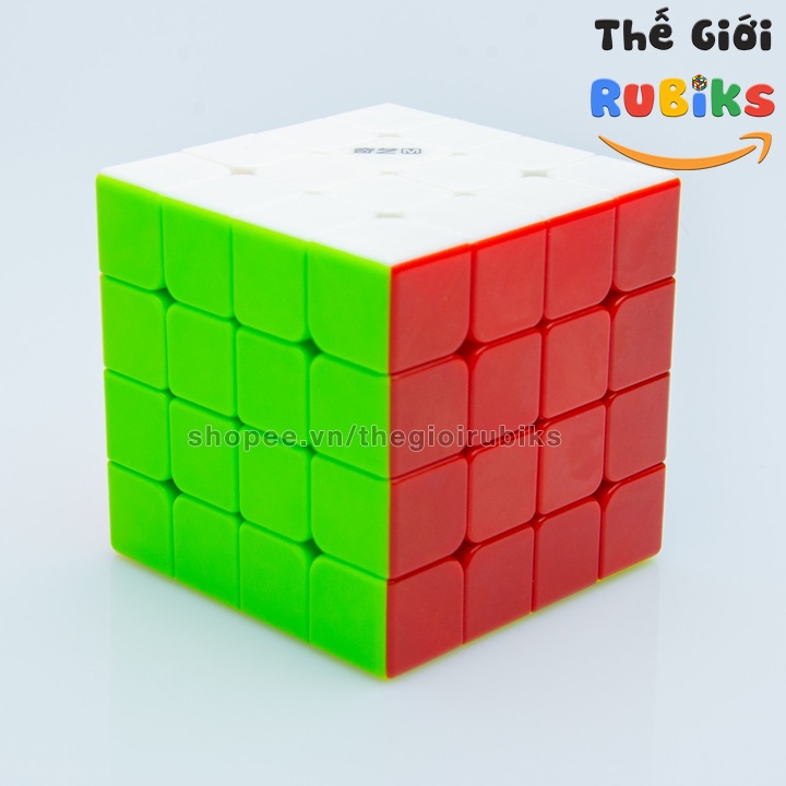 Hộp Combo 4 Rubik QiYi MS Cube 2x2, 3x3, 4x4, 5x5 Có Nam Châm Cao Cấp