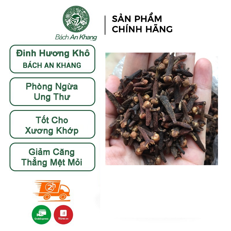 Đinh hương khô thượng hạng Bách An Khang 1kg tác dụng hỗ trợ điều tr_ị xương khớp, sát kh_uẩn
