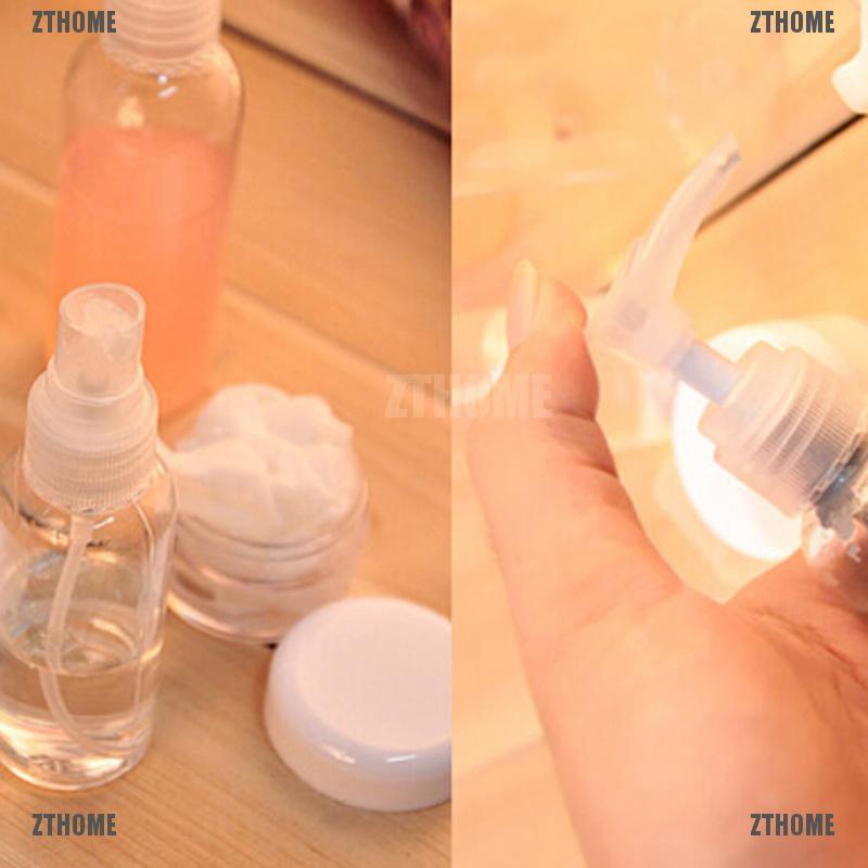 [Hàng mới về] Bộ 6 chai xịt rỗng bằng nhựa bền bỉ tiện lợi cho du lịch
