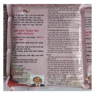 1kg men vi sinh hoạt tính - men ủ thức ăn vi sinh hoạt tính - dùng để lên men thức ăn