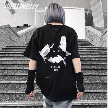 Áo thun tay lỡ Unisex Shynstores - áo phông nam nữ form rộng freeship