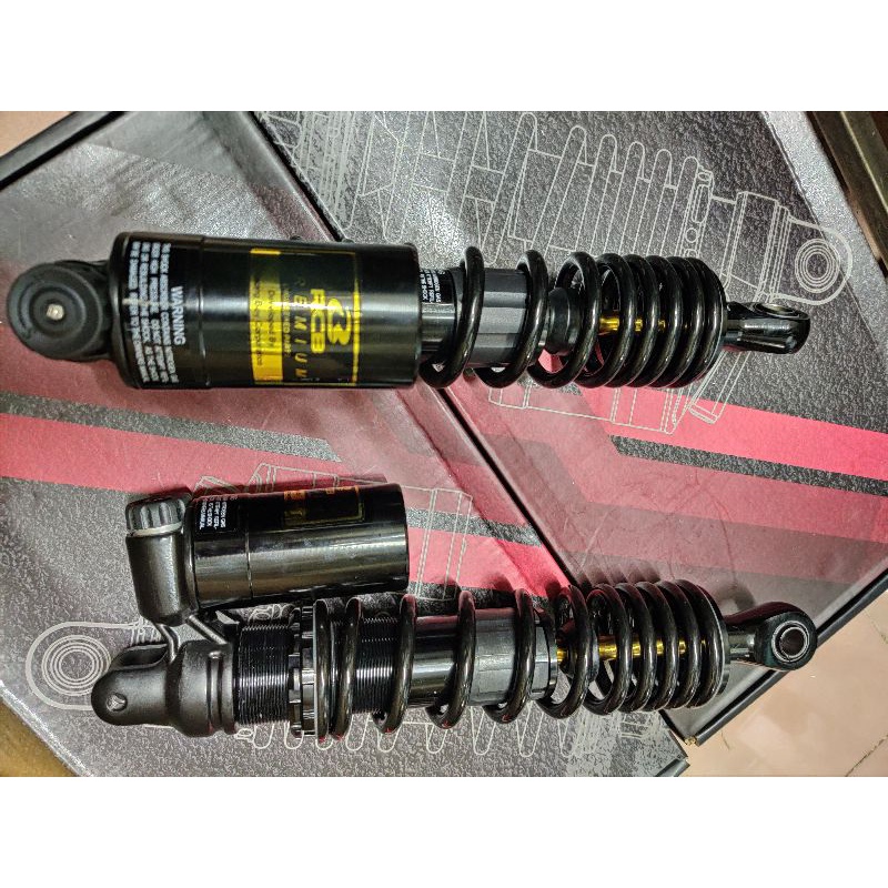Phuộc NITRON/RCB/Ohlins FULL ĐEN lắp Airblade Nouvo LX Nouvo4_5_6 NVX Nouvo SX Impulse Shark PCX....
