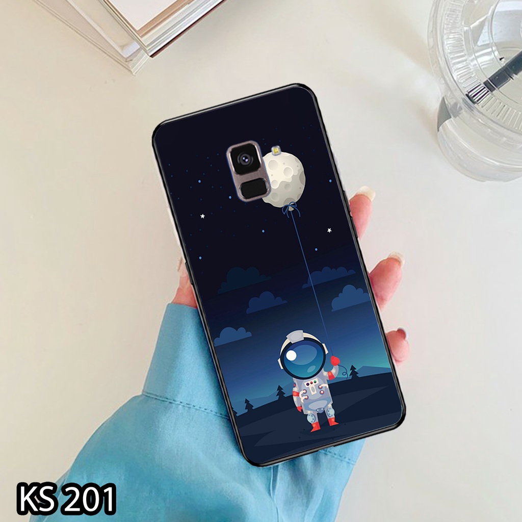 Ốp lưng Samsung A6-2018/A6 Plus/A8-2018/A8 Plusin hình Phi Hành Gia_KINGSTORE.HN_Ốp SS A6/A6 Plus /A8 /A8 Plus