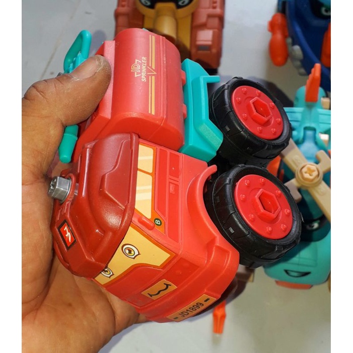 Sét Lắp ráp 4 chiếc xe tàu máy bằng nhựa rất đẹp