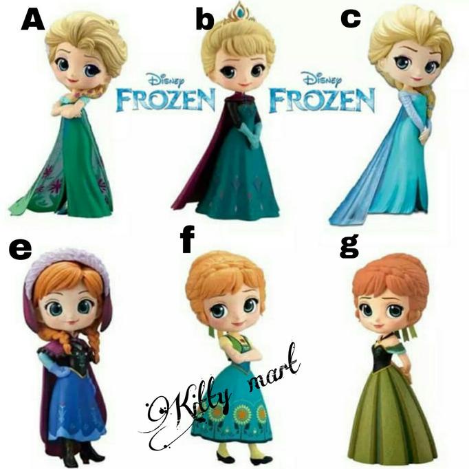 DISNEY Mô Hình Nhân Vật ELSA Và ANNA Trong Phim Hoạt Hình FROZEN Bằng PVC Chất Lượng Cao