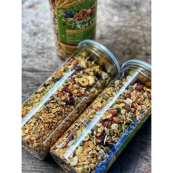 Hạt Mix 13 Loại GRANOLA Siêu Hạt Nhập Khẩu - Hộp 500gram