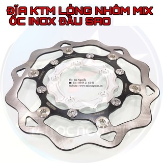 Combo Đĩa KTM Lòng Nhôm Xe Vario - Exciter Kèm Ốc