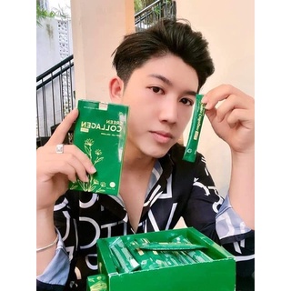 Diệp lục Collagen Gold Cải thiện nội tiết và sắc đẹp hộp 30 gói
