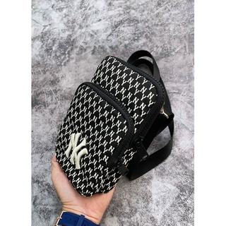 TÚI ĐEO CHÉO MLB NY MONOGRAM MINI CROSS BAG BLACK