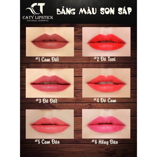 [Màu Đỏ Cam] Son Sáp Lì CATY Chiếc Xuất Chocolate Chất Nhung Lì - Mềm Mịn Môi - Không Chì | BigBuy360 - bigbuy360.vn