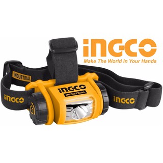 Ingco đèn pin đèn pha đội đầu chiếu xa 50m pin 3 x aaa headlamp hhl013aaa2
