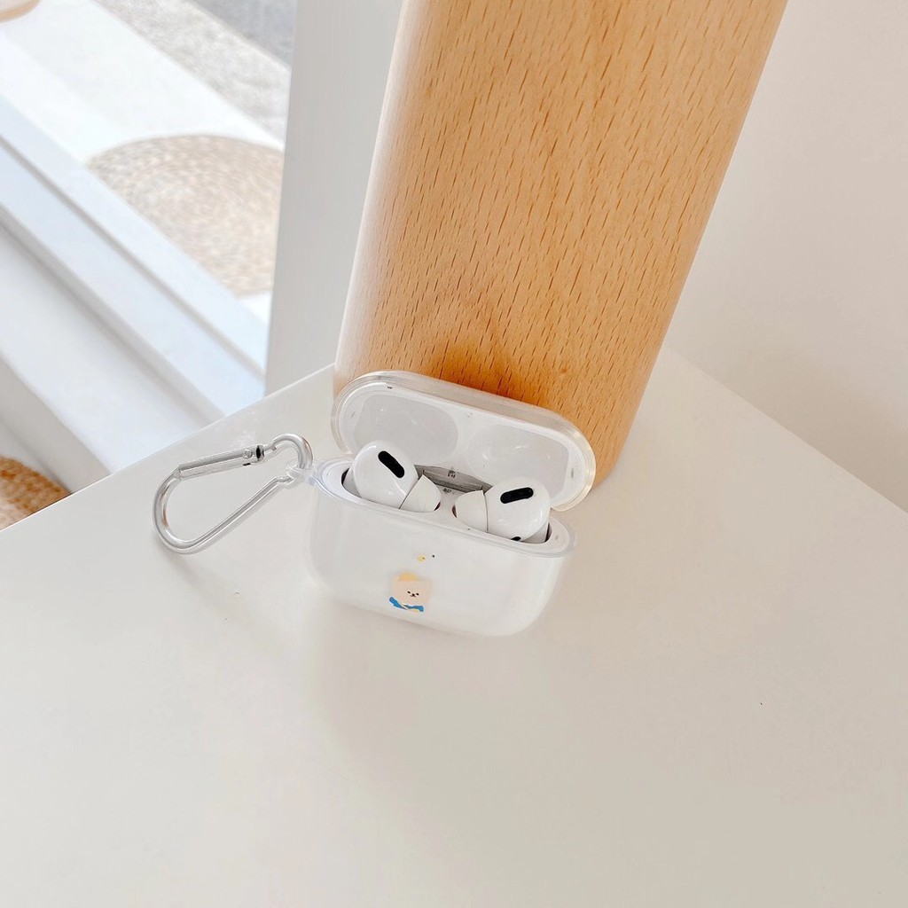 Vỏ Bảo Vệ Hộp Đựng Tai Nghe Airpods Pro Hình Gấu Đáng Yêu Kiểu Nhật Hàn Ốp | BigBuy360 - bigbuy360.vn