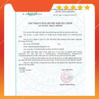 Nước Hồng Sâm Pocheon Hàn Quốc