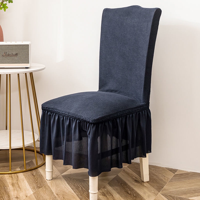Vỏ Bọc Ghế Ngồi Bàn Ăn Vải Nhung Chất Liệu Co Giãn Cao Cấp