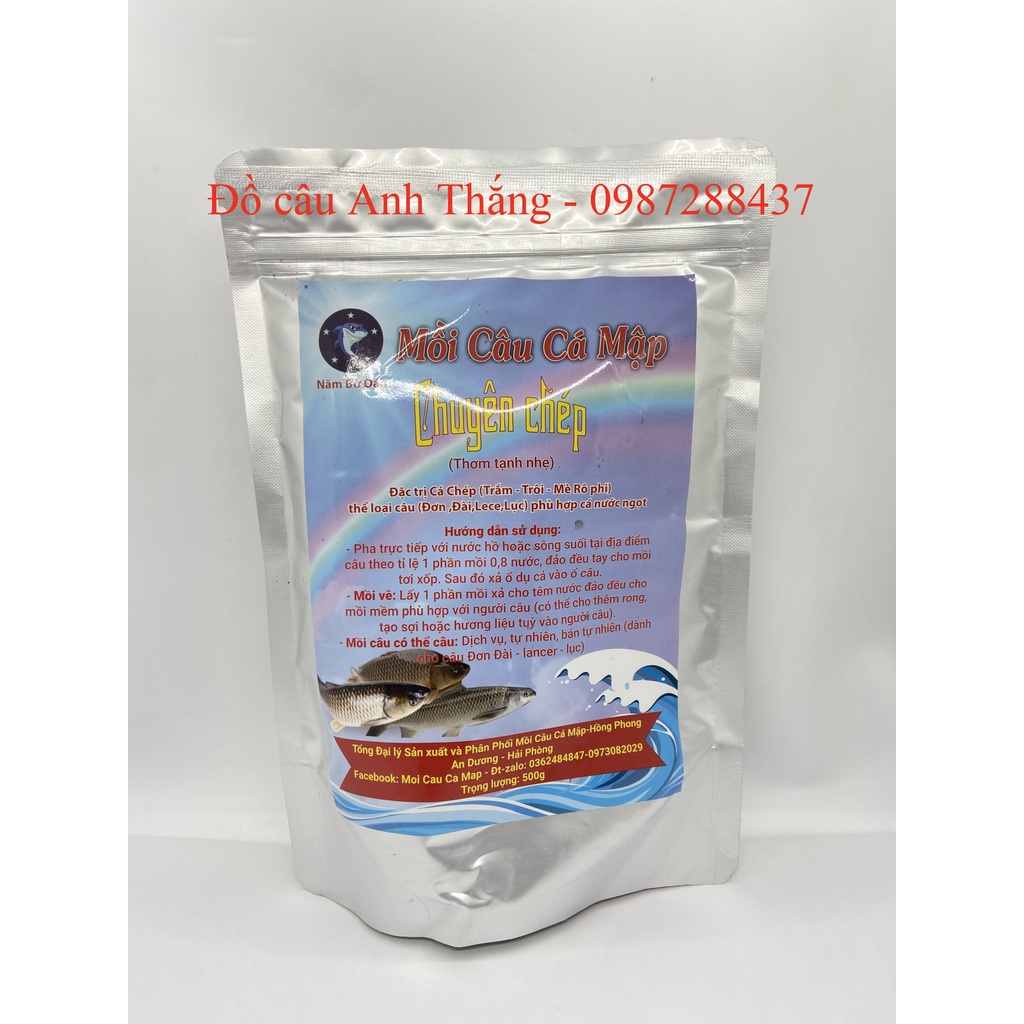 Mồi câu chuyên chép  - mồi câu cá mập, chép mập