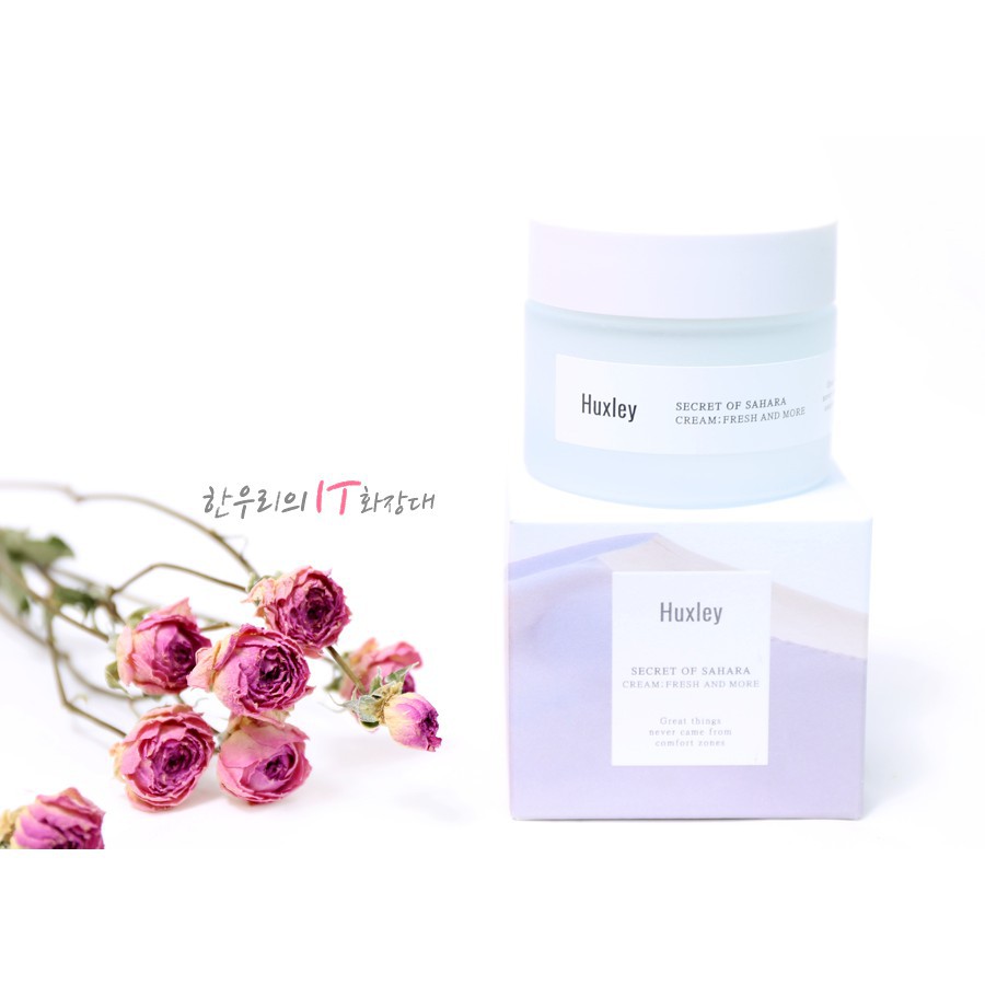 Kem cấp nước dưỡng ẩm da dạng gel Huxley Cream; Fresh and More