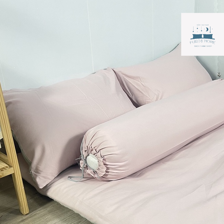 Vỏ Áo gối, Áo Gối Ôm Màu Trơn Cotton Tici Cao Cấp