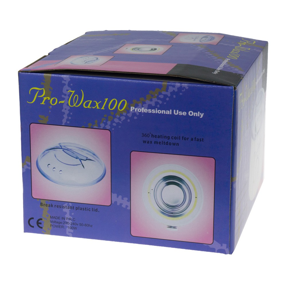 [Tặng que gỗ to] Nồi nấu sáp wax lông Pro-wax100 + 100g sáp Vỏ Vàng wax lông tại nhà