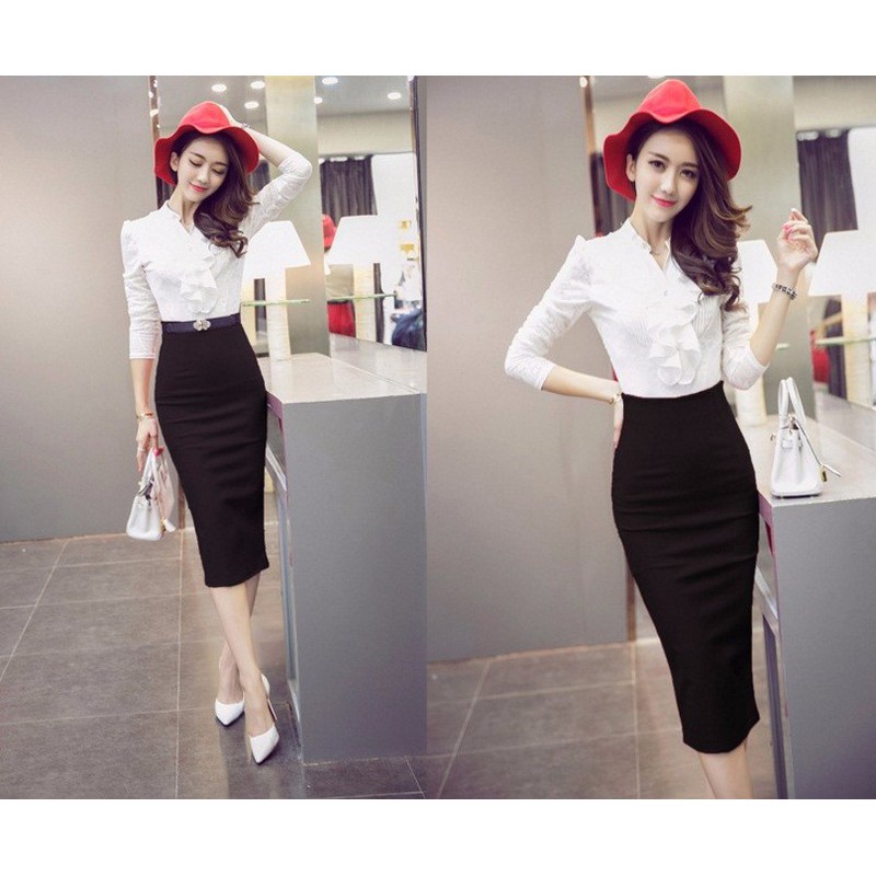 HÀNG NHẬP - CHÂN VÁY BÚT CHÌ DÀI CAO CẤP