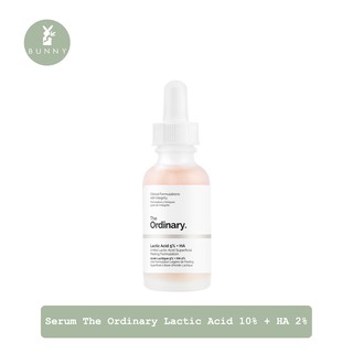 [Bill US] Serum The Ordinary Lactic Acid 10% + HA 2% Bunny Beauty hàng đủ bill