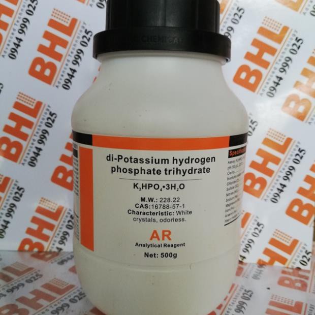 Hợp chất K2HPO4 dipotassium phosphate 500g Xylong 16788-57-1