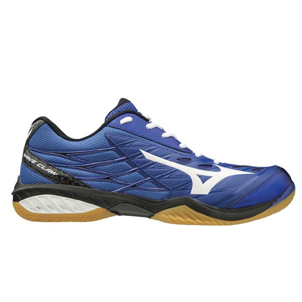 XẢ HẾT Giày cầu lông nam, giày bóng chuyền Mizuno Wave Claw 71GA191027 mẫu mới dành cho nam và nữ màu xanh