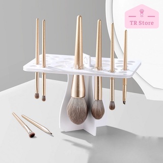 Giá đỡ phơi cọ trang điểm không trượt 24 ô tiện lợi