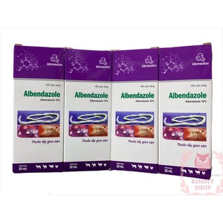 Diệt giun sán Albendazole dạng nước uống cho chó mèo