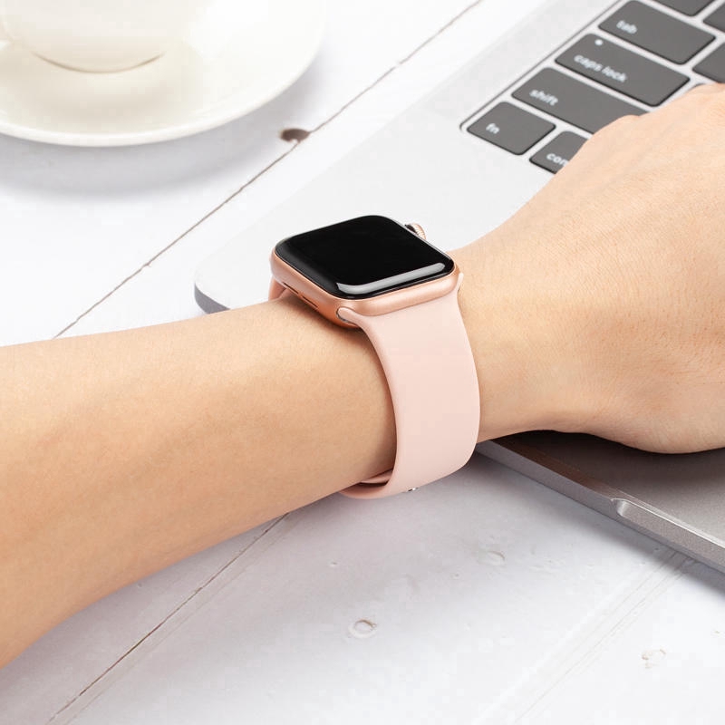 Dây đeo đồng hồ apple Band For Apple Watch straps 38mm 40mm 42mm 44mm Silicone IWatch Strap For Apple Watch 5,4,3,2 1 81009