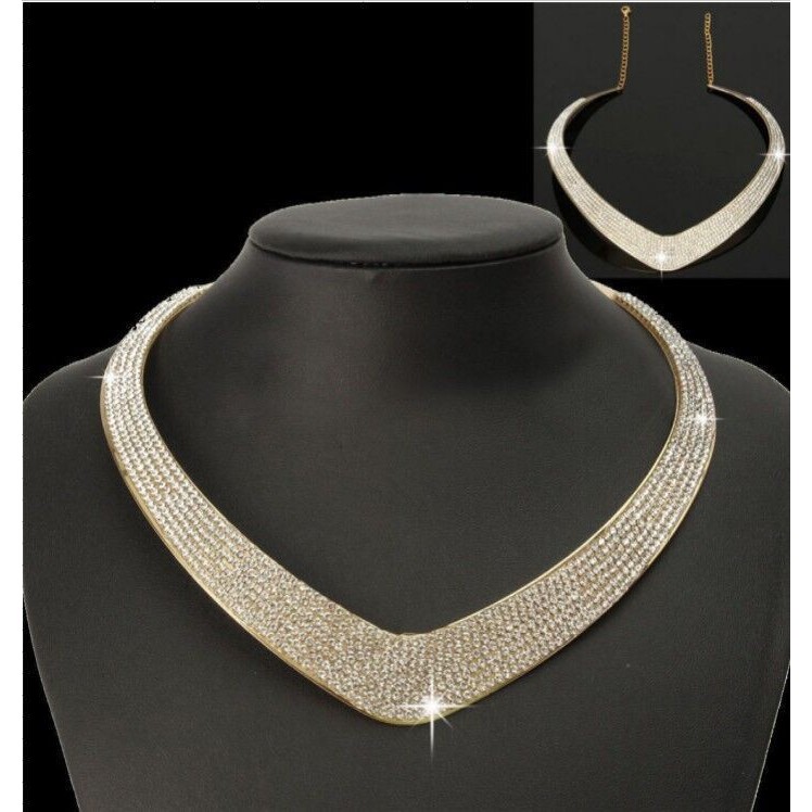 Vòng cổ nữ hình trái tim kiểu dáng Âu Mỹ