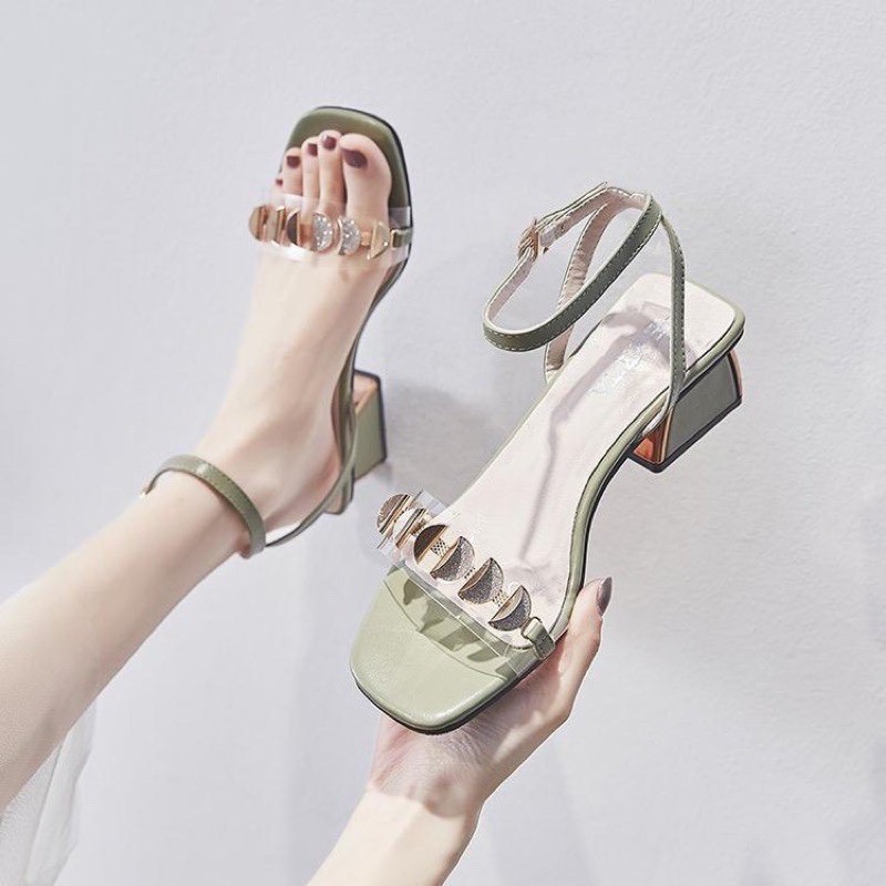 Sandal Đế Vuông 5cm Hàng Quảng châu Cao Cấp