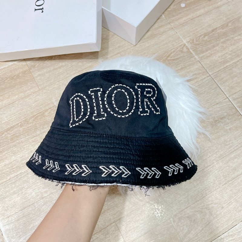 (NEW2022) Nón vành tròn, mũ bucket thời trang DIOR mạc tưa Hai Lớp vải Kaki mịn siêu đẹp (Ảnh thật)