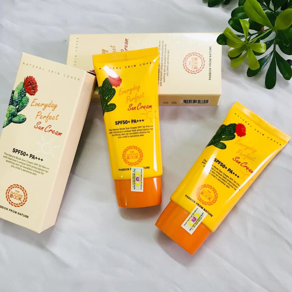 Kem Chống Nắng Hằng Ngày SPF50+PA+++ The Nature Book - 70g