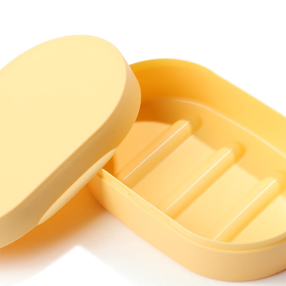 PISTA Khay Đựng Xà Phòng Bằng Nhựa Có Nắp Đậy Tiện Dụng Ốp