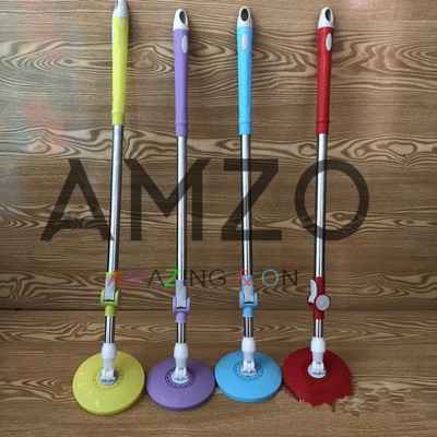 Combo 2 cây lau nhà 360 độ cao cấp thân inox lớn AMZO