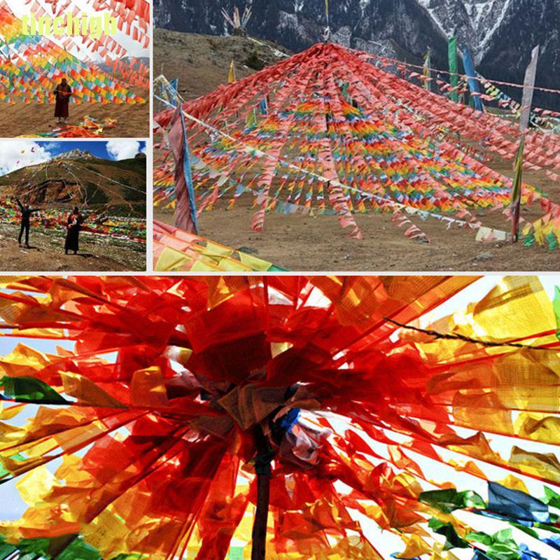 Set 20 lá cờ cầu nguyện của Phật giáo Tây Tạng