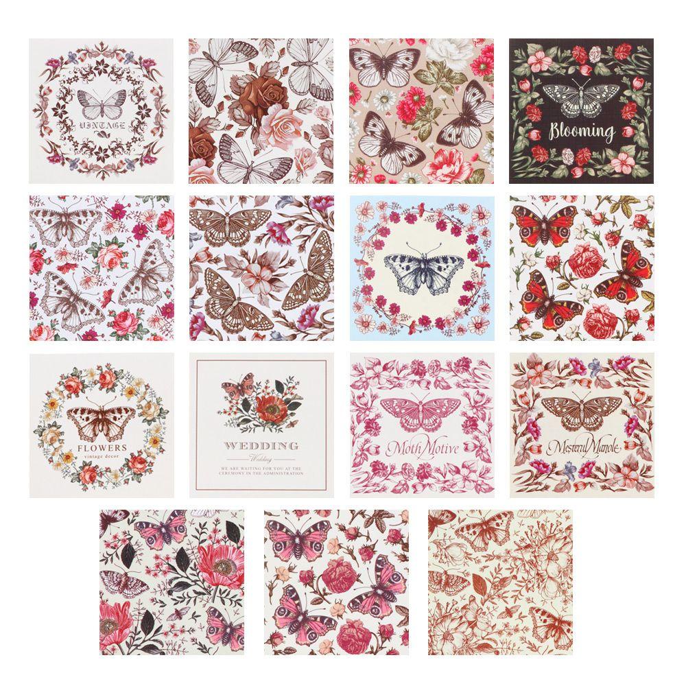 CHOOKEY Miếng Dán Trang Trí Kiểu Cổ Điển 8 Kiểu Độc Đáo