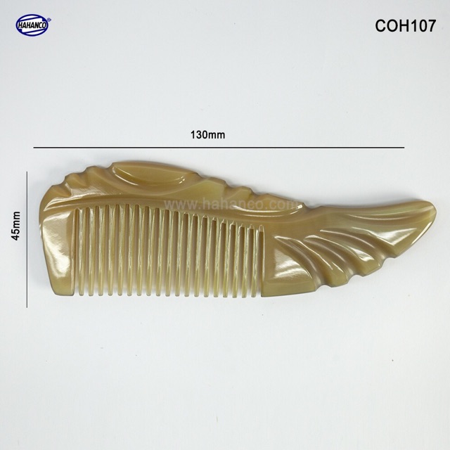 Lược sừng xuất Nhật - COH107 (Size: S - 13cm) Cá Koi nhỏ bé - Horn Comb of HAHANCO - Chăm sóc tóc của bạn và gia đình