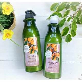 Dầu gội xả Welcos Mugens Confume Argan Oil tinh chất thảo dược Hàn Quốc 750g