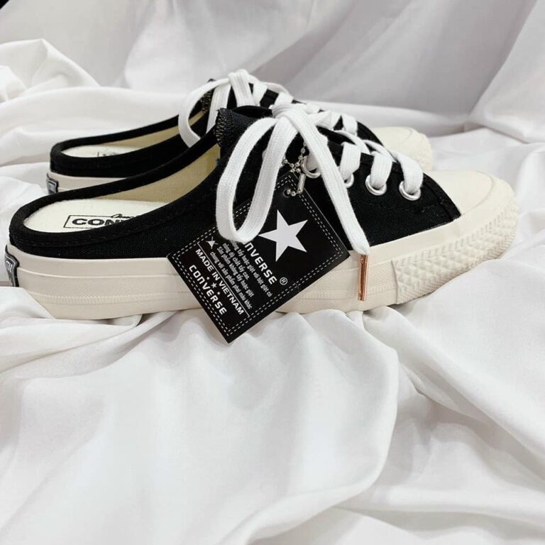 Sục Nữ_Converse, Sục_Converse Đen Trắng Hàng Cao Cấp Full Box + Bill | BigBuy360 - bigbuy360.vn