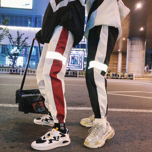 -:- Quần jogger nỉ phản quang mẫu mới siêu hot (kèm hình thật)-:-