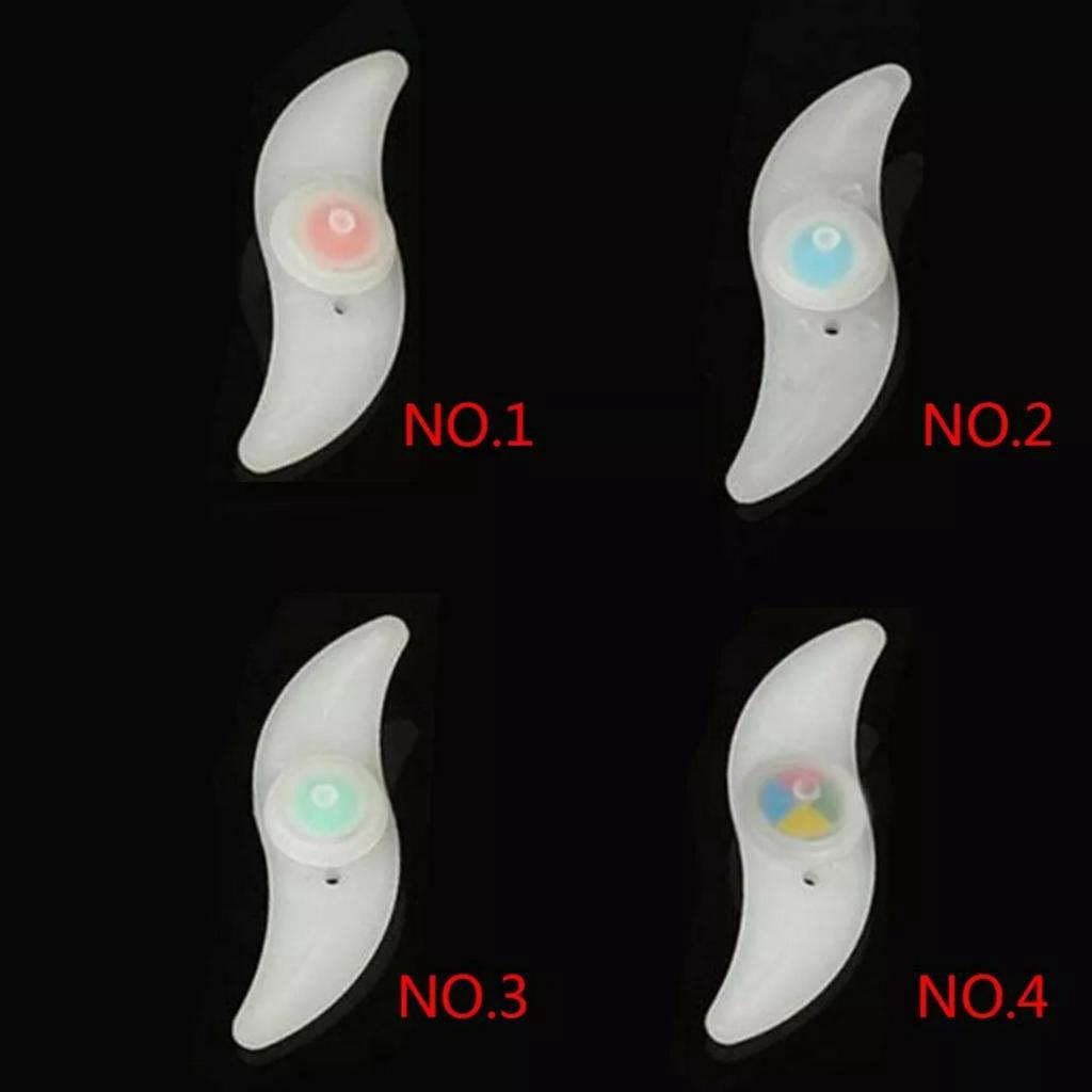 Đèn LED gắn nan hoa gắn bánh xe đạp nhiều màu tùy chọn giúp lái xe an toàn