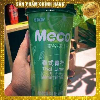 Hồng trà tiệt trùng trái cây uống liền Meco Chanh Thái