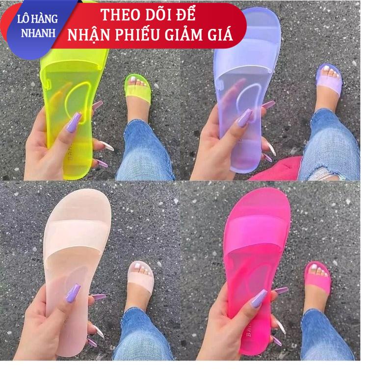 ☢Dép Nhựa Trong Suốt Siêu Bền Size 36-42
