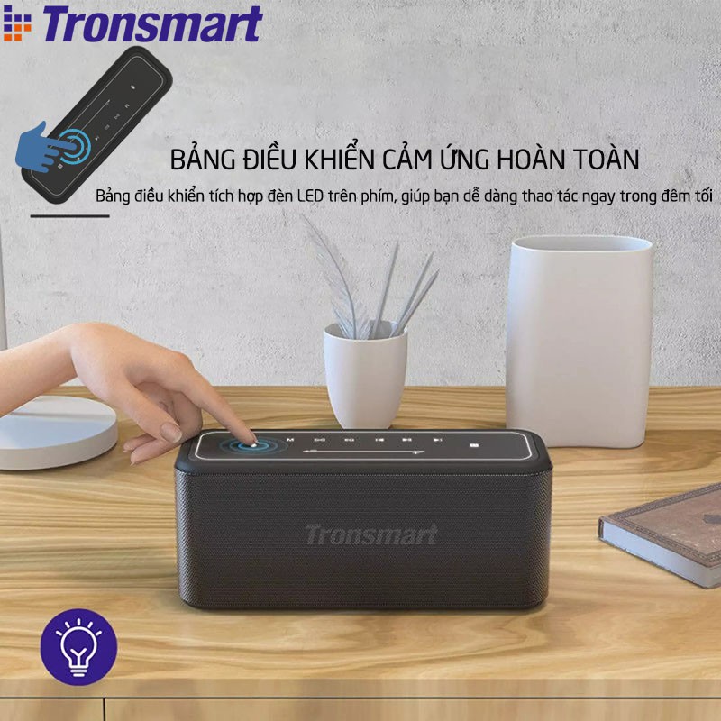 Tronsmart Element MEGA PRO |  CAO CẤP | Loa Bluetooth 5.0 công suất 60W, bass sâu và trầm,điều khiển cảm ứng, TWS 2 loa