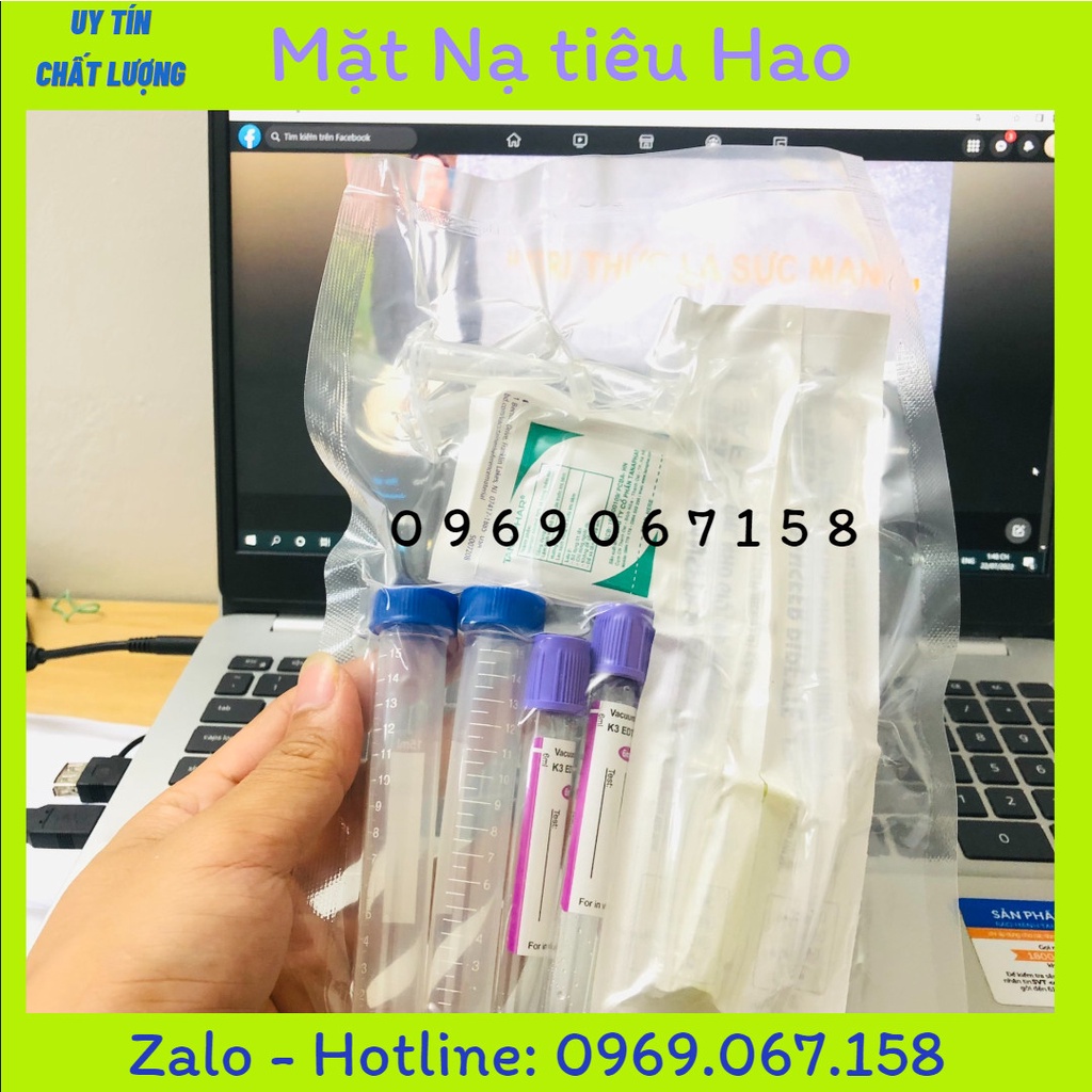 Bộ kít prp pro hàng công ty 12 món (bộ kít tách huyết tương giàu tiểu cầu)